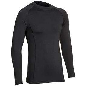 Unbranded Teamwear Baselayer Top Black - Front