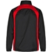 Unbranded Teamwear Elite Showerproof Jacket Black/Red - Back 