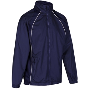 Unbranded Teamwear Elite Showerproof Jacket Navy - Front