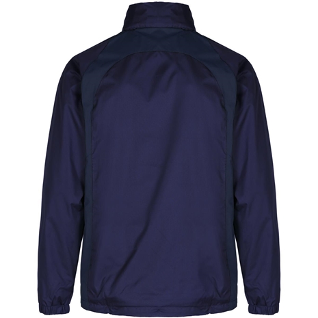 Unbranded Teamwear Elite Showerproof Jacket Navy - Back