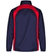 Unbranded Teamwear Elite Showerproof Jacket Navy/Red - Back 