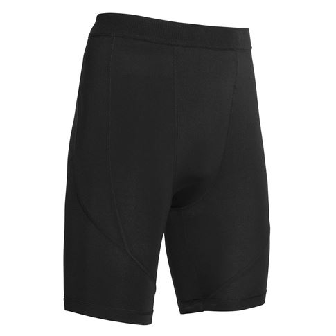 Unbranded Teamwear Baselayer Shorts Black Kids - Front Unbranded Teamwear Baselayer Shorts Black Kids - Front