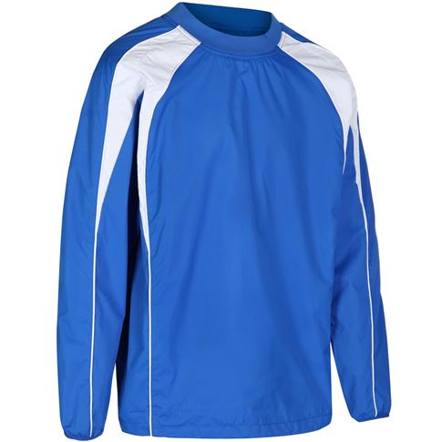 Unbranded Teamwear Pro Training Top Royal/White Kids - Front Unbranded Teamwear Pro Training Top Royal/White Kids - Front