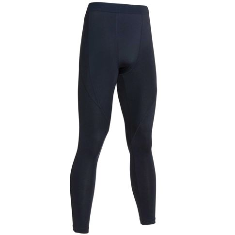 Unbranded Teamwear Baselayer Leggings Navy - Front Unbranded Teamwear Baselayer Leggings Navy - Front