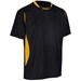 Unbranded Teamwear Pro Training Tee Black/Amber - Front 