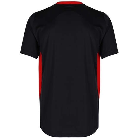 Unbranded Teamwear Pro Training Tee Black/Red - Back