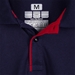 Unbranded Teamwear Premium Polo Navy/Red - Detail 1 