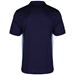 Unbranded Teamwear Premium Polo Navy/Sky - Back 