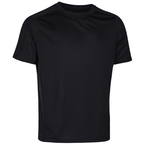 Unbranded Teamwear Technical Tee Black - Front