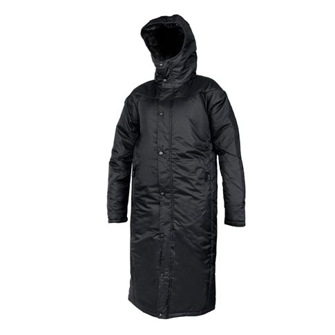 Unbranded Teamwear Contoured Thermal Touchline Coat Black Kids - Unbranded Teamwear Contoured Thermal Touchline Coat Black Kids -