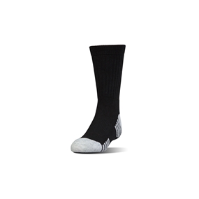 Under Armour Crew Socks Black Kids - Front