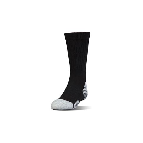 Under Armour Crew Socks Black Kids - Front Under Armour Crew Socks Black Kids - Front