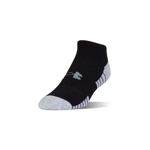 Under Armour Trainer Socks Black Kids - Front Under Armour Trainer Socks Black Kids - Front