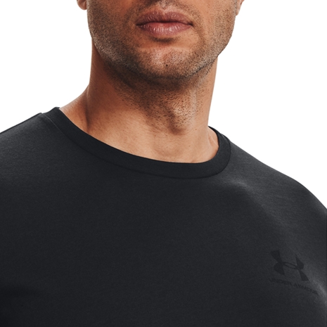 Under Armour Mens Sportstyle Logo Tee - Black - Badge