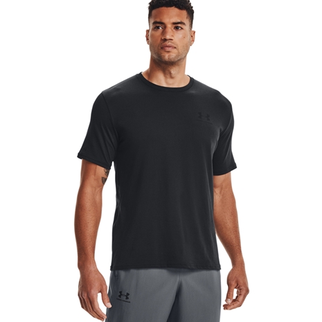 Under Armour Mens Sportstyle Logo Tee - Black - Front