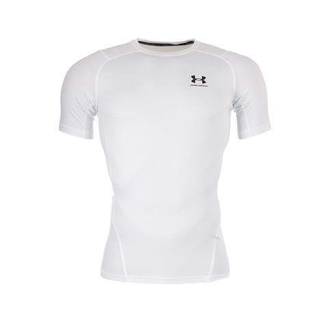 Under Armour Heatgear Compression Top White - Short Sleeve - Fro Under Armour Heatgear Compression Top White - Short Sleeve - Fro
