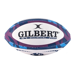 Gilbert Scotland Replica Mini Rugby Ball - Front