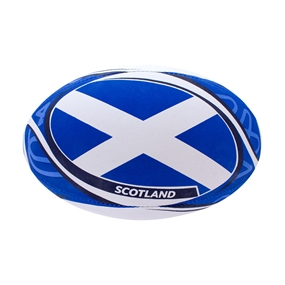 Rugby World Cup 2023 Scotland Flag Rugby Ball - Front
