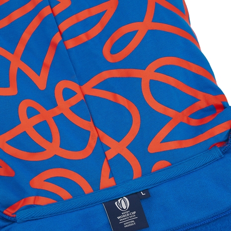 Rugby World Cup 2023 Macron Mens Pullover Hoodie - Royal Blue - 