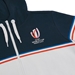 Rugby World Cup 2023 Womens Full Zip Hoodie - Navy and White  Rugby World Cup 2023 Womens Full Zip Hoodie - Navy and White