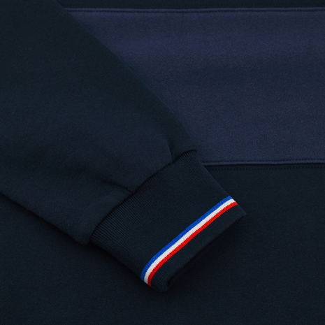 Rugby World Cup 2023 Macron Mens Sweatshirt - Navy - Cuff