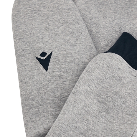 Rugby World Cup 2023 Macron Mens Pullover Hoodie - Grey - Sleeve