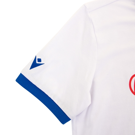 Rugby World Cup 2023 Macron Mens Cup T-Shirt - White - Macron Lo