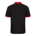 Macron Wales Mens Polycotton Polo - Black - Back 