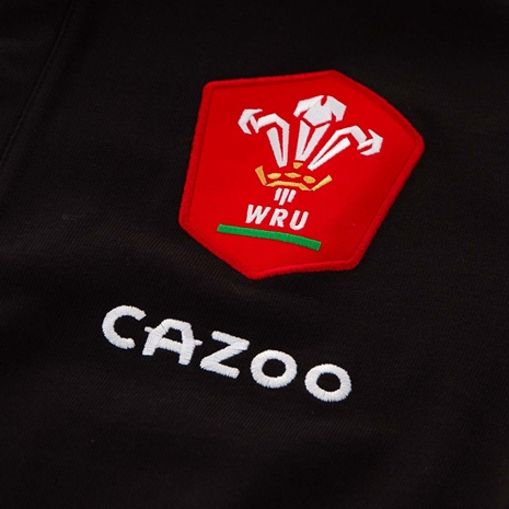 Macron Wales Mens Classic Alternate Rugby Shirt - Long Sleeve - 