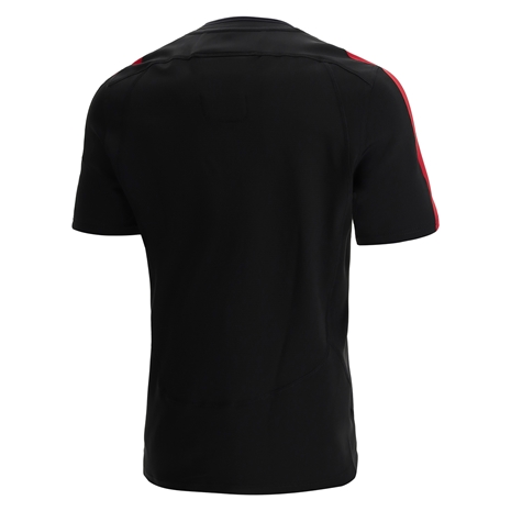 Macron Wales Mens Training Jersey - Black - Back