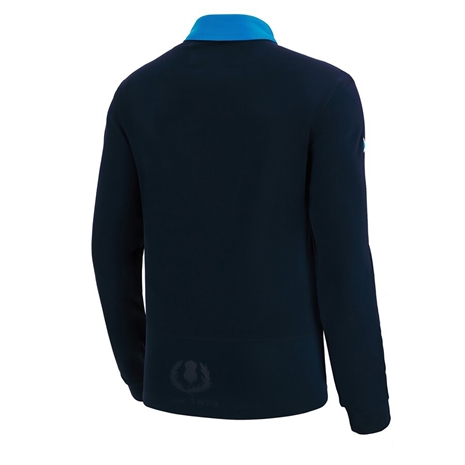 Scotland Mens Classic Home Rugby Shirt - Long Sleeve Navy 2023 -