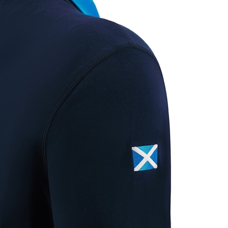 Scotland Mens Classic Home Rugby Shirt - Long Sleeve Navy 2023 -