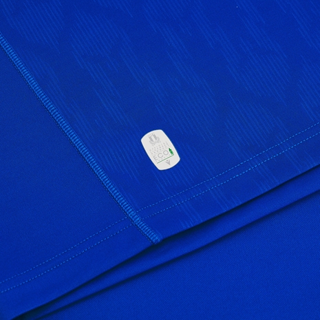 Italy Mens Home Rugby Shirt - Short Sleeve Azzurri 2023 - Hem