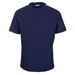 Italy Mens Training Rugby Shirt - Short Sleeve Navy 2023 - Back 