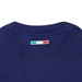 Italy Mens Training Rugby Shirt - Short Sleeve Navy 2023 - Back  