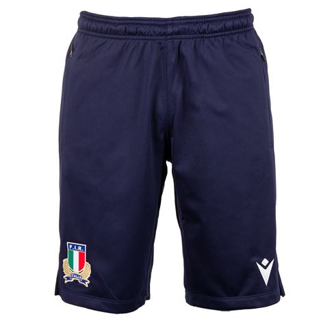 Italy Mens Training Gym Shorts - Navy 2023 - Front Italy Mens Training Gym Shorts - Navy 2023 - Front
