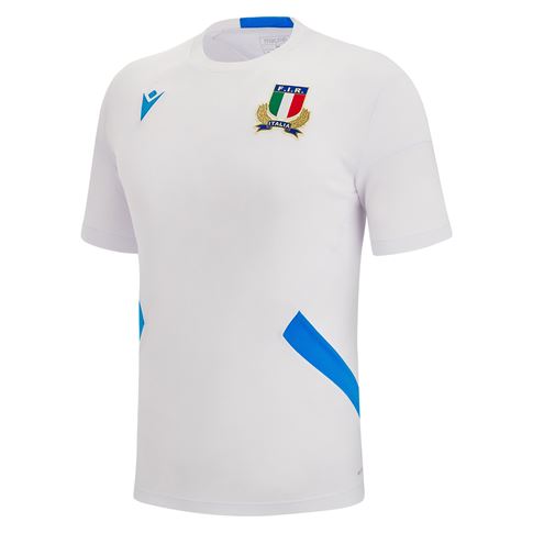 Italy Mens Training Gym Tee - White 2023 - Front Italy Mens Training Gym Tee - White 2023 - Front