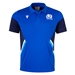 Scotland Mens Travel Tech Polo - Royal 2023 - Front  Scotland Mens Travel Tech Polo - Royal 2023 - Front
