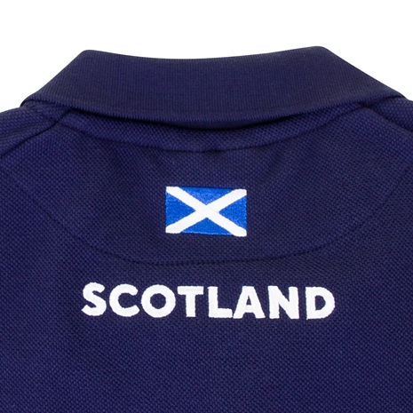 Scotland Womens Travel Polycotton Polo - Navy 2023 - Top of the  Scotland Womens Travel Polycotton Polo - Navy 2023 - Top of the