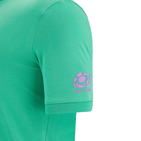 Scotland Kids Murrayfield As One Tee - Green 2023 - Sleeve
