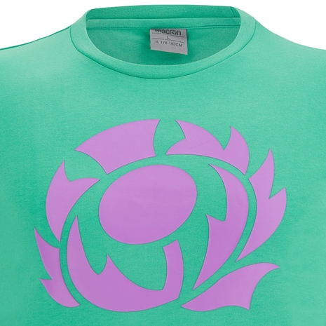 Scotland Mens Murrayfield 1873 Tee - Green 2023 - Logo