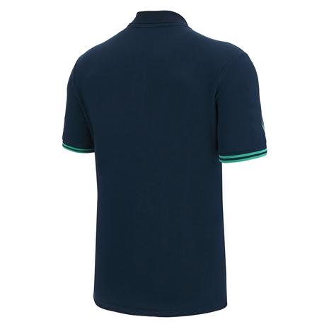 Scotland Mens Murrayfield Polo - Navy 2023 - Back Scotland Mens Murrayfield Polo - Navy 2023 - Back