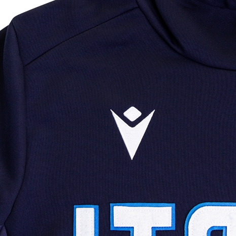 Italy Kids Travel Pullover Hoodie - Navy 2023 - Macron Logo