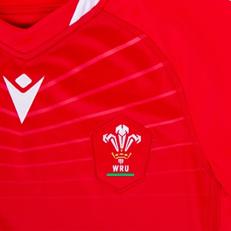 Wales Womens Rugby World Cup Home Rugby Shirt - Red Short Sleeve