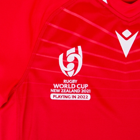 Wales Womens Rugby World Cup Home Rugby Shirt - Red Short Sleeve