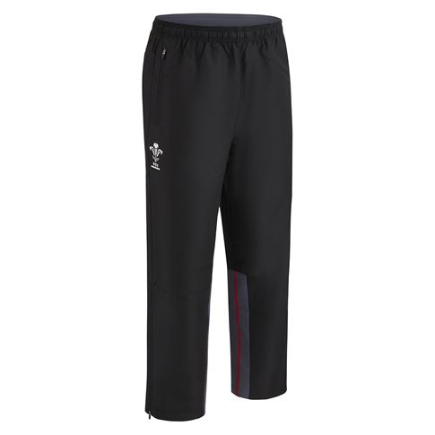 Wales Mens Travel Track Pants - Black 2023 - Front Wales Mens Travel Track Pants - Black 2023 - Front