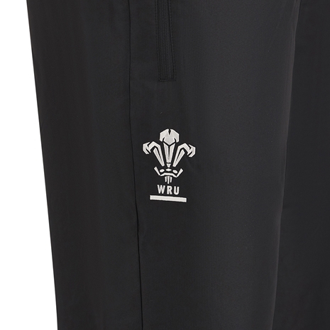 Wales Mens Travel Track Pants - Black 2023 - Wales Logo