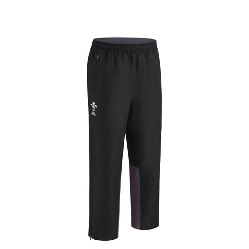 Wales Kids Travel Track Pants - Black 2023 - Front Wales Kids Travel Track Pants - Black 2023 - Front