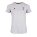 Wales Womens Leisure Cotton Tee - Grey 2023 - Front 