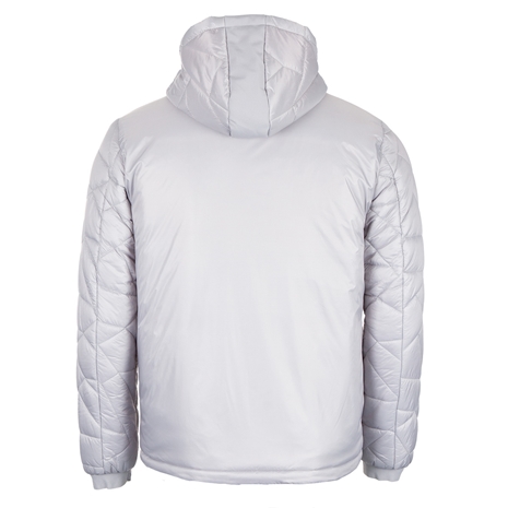 Wales Mens Padded Bomber Jacket - Grey 2023 - Back